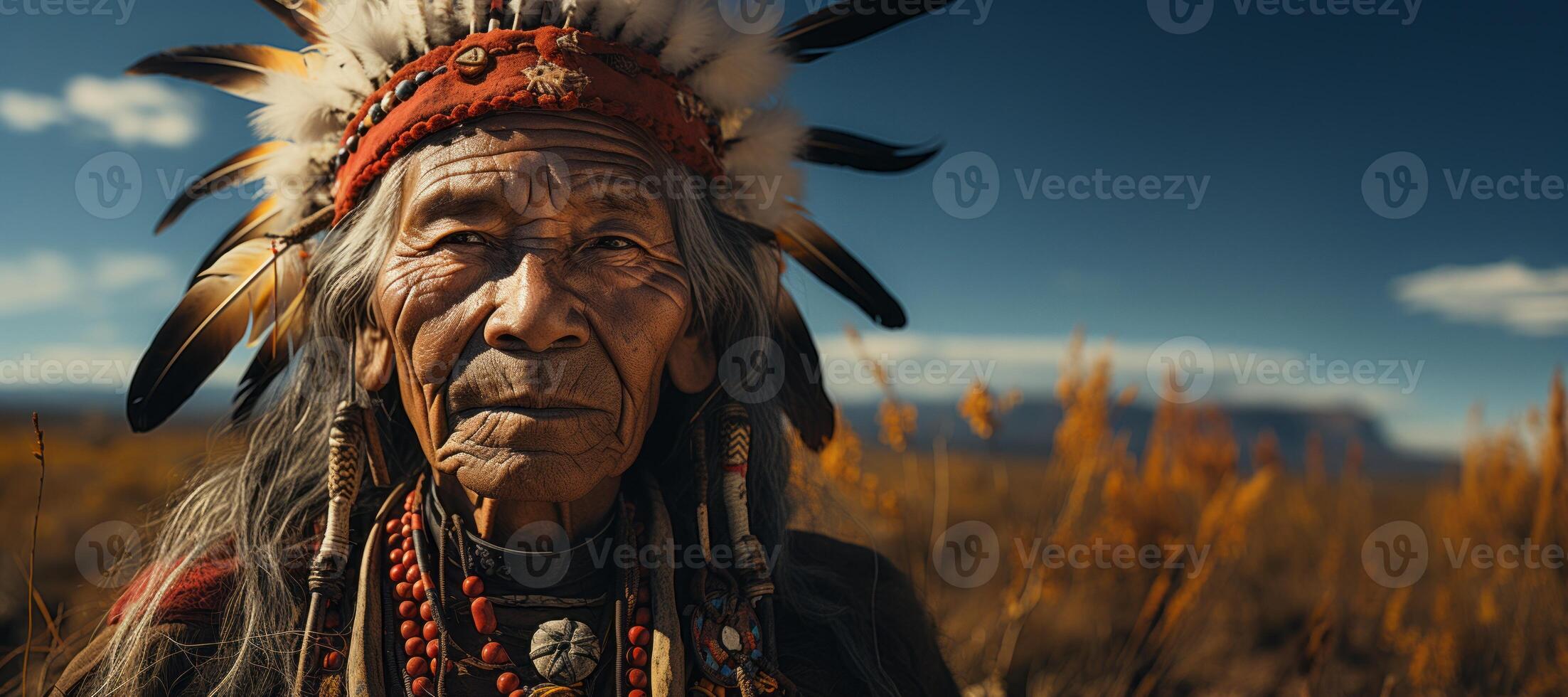 AI generated portraits of the world's indigenous peoples Generative AI photo