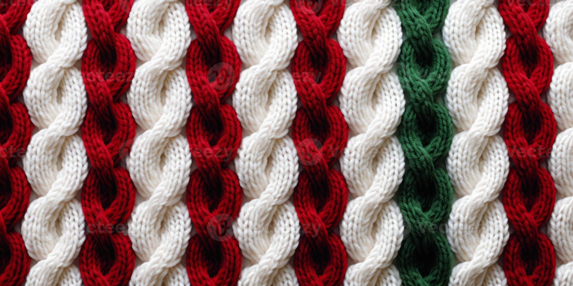 AI generated seamless knitted fabric texture Generative AI photo