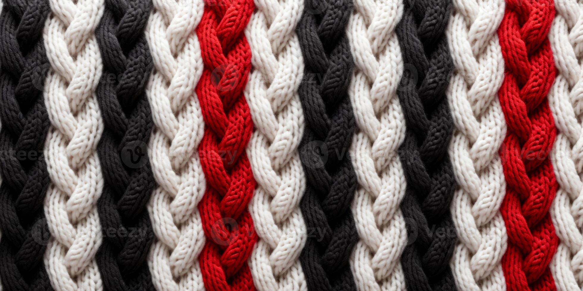 AI generated seamless knitted fabric texture Generative AI photo