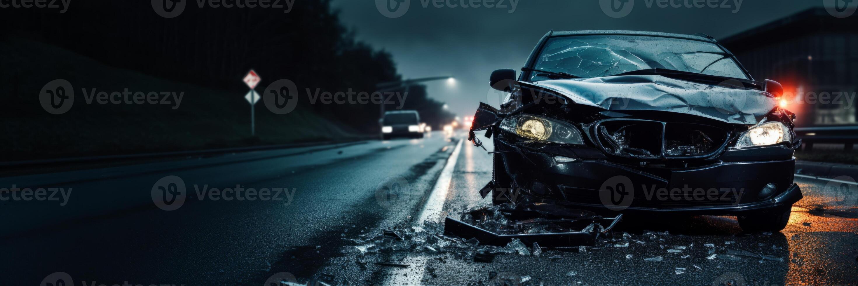 AI generated car in an accident on the road Generative AI 44529617 ... Circuit Diagram