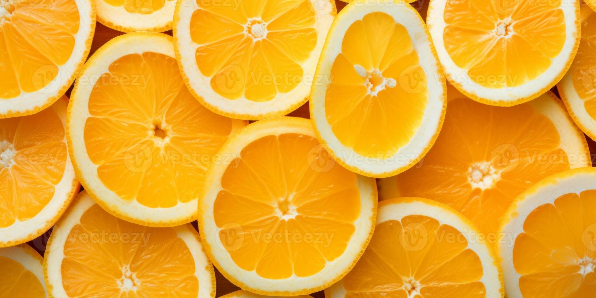 AI generated sliced lemon texture Generative AI photo