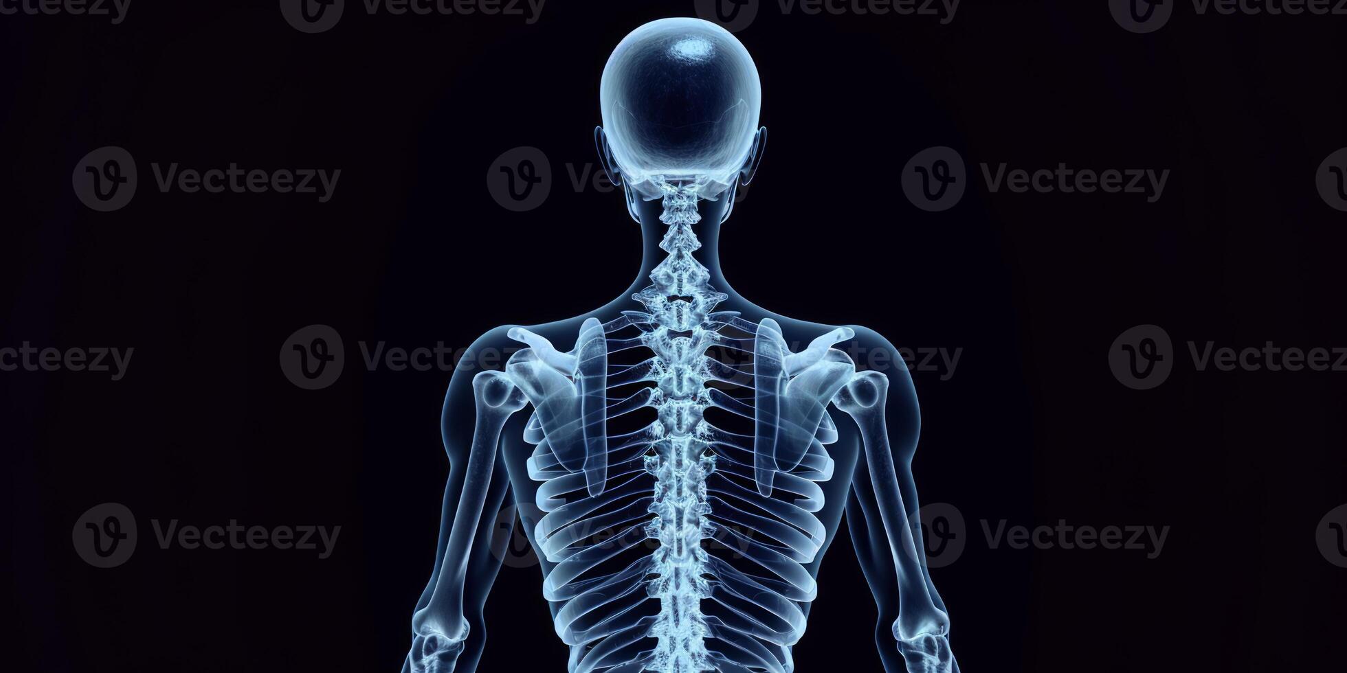 human skeleton model photo
