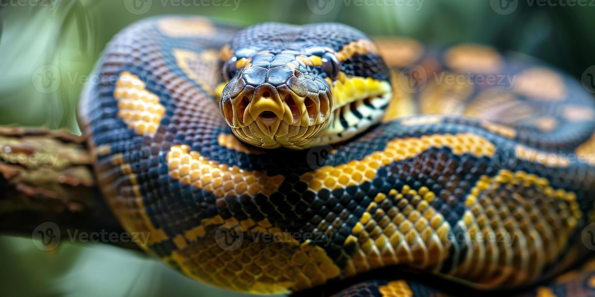 python on blurred background wild nature 44533952 Stock Photo at Vecteezy