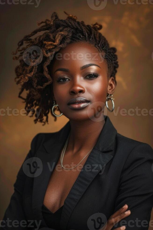 African American businesswoman photo