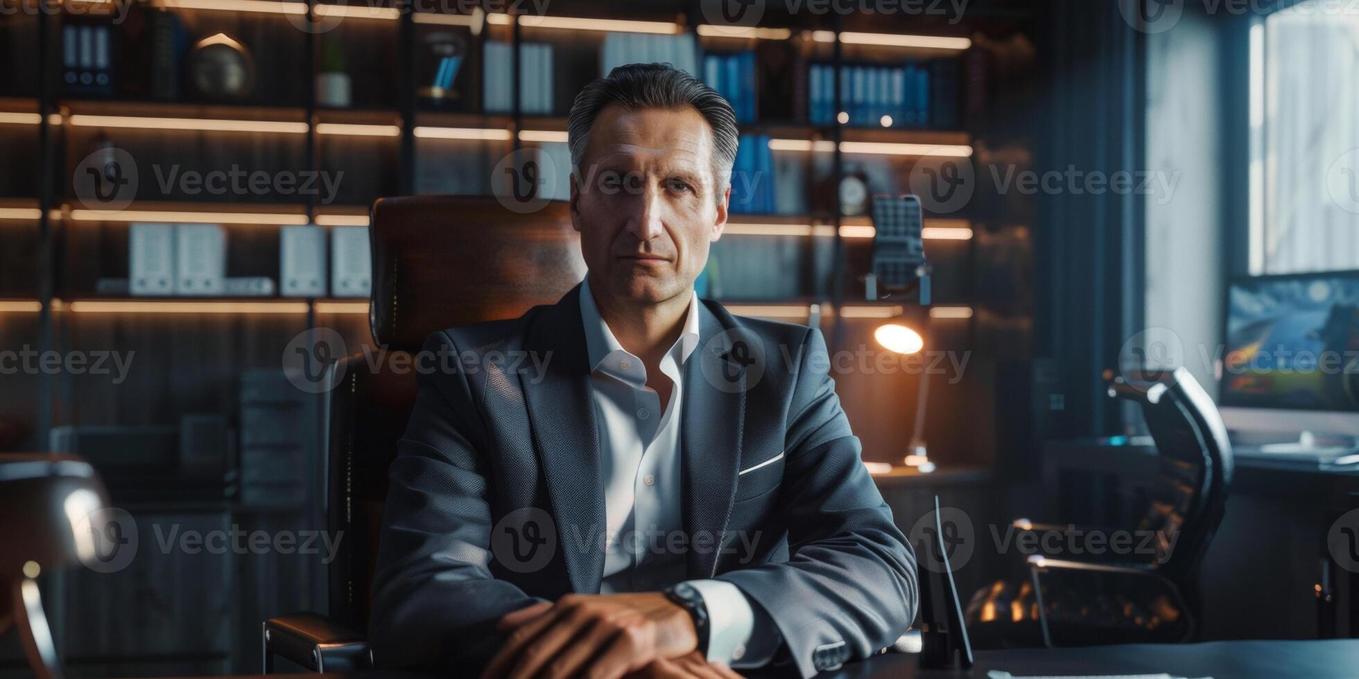 business portrait of a man in the office photo