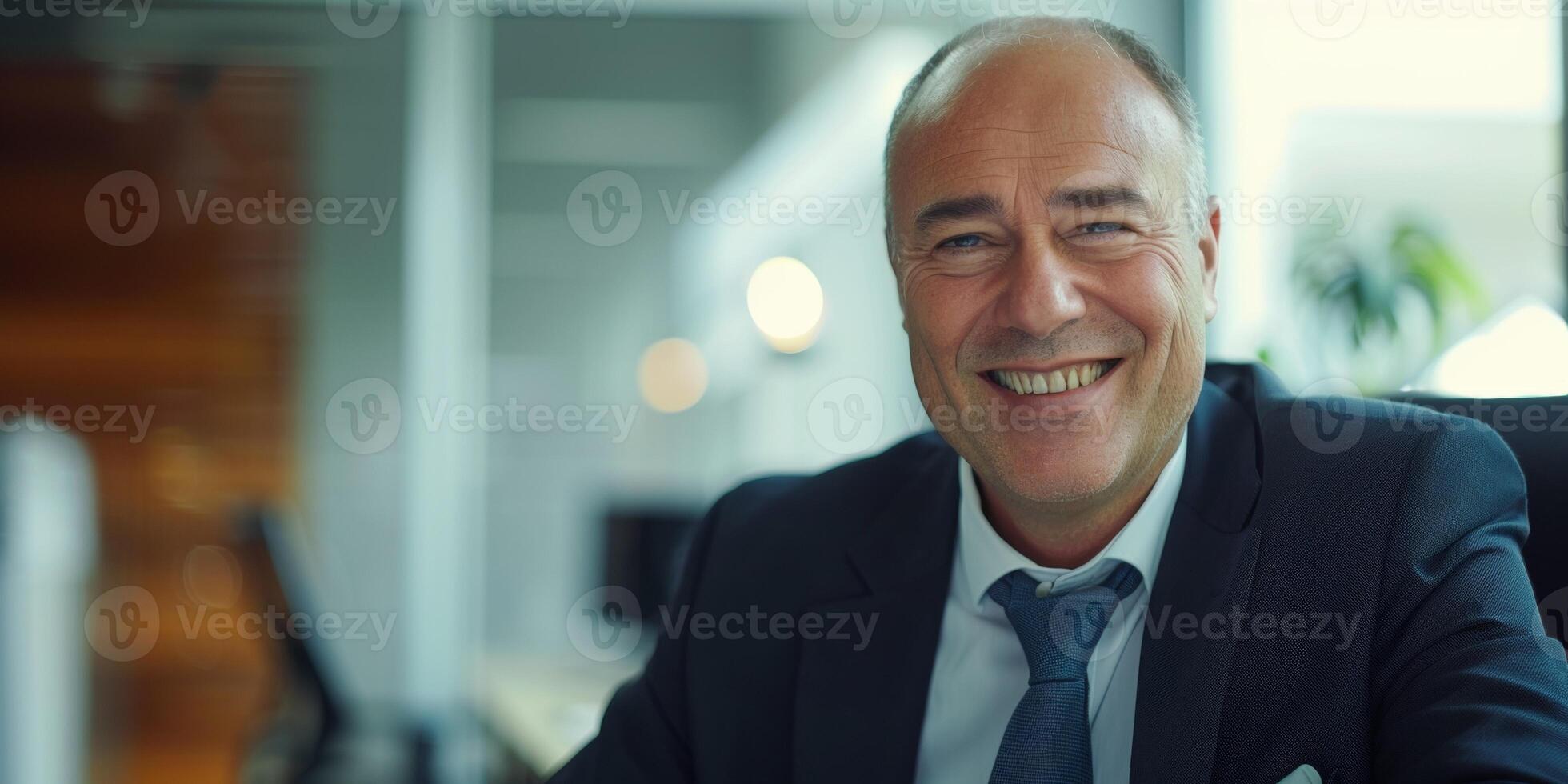 business portrait of a man in the office photo