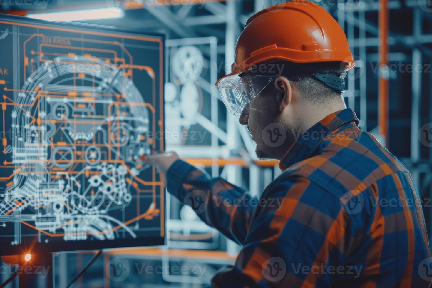 development engineer drawings photo