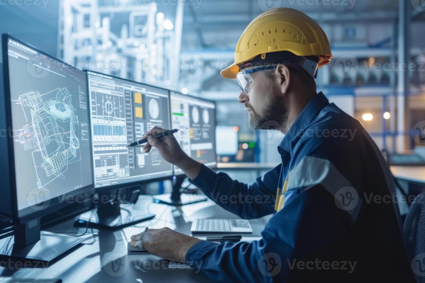 development engineer drawings photo