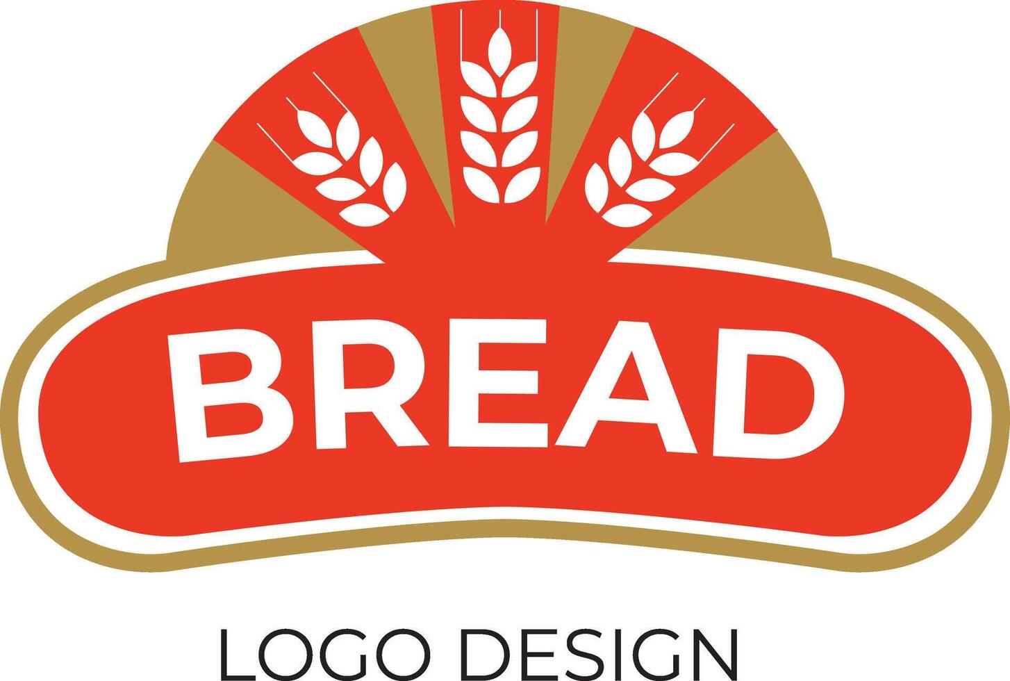 Wheat for farm logo design template vector