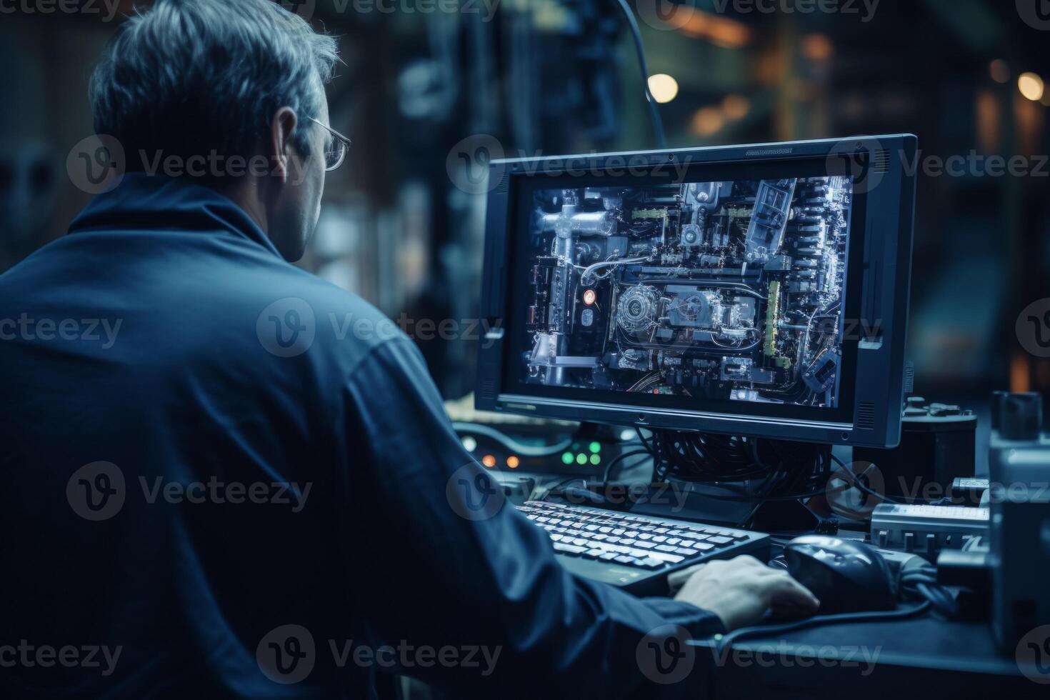 development engineer drawings photo