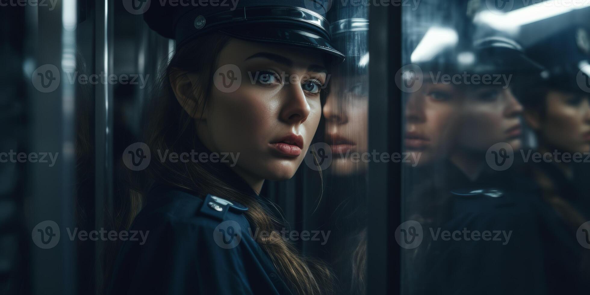 female guard in prison photo