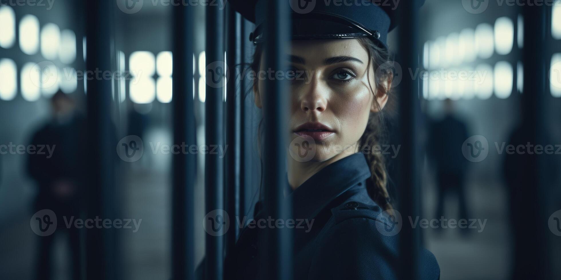 female guard in prison photo