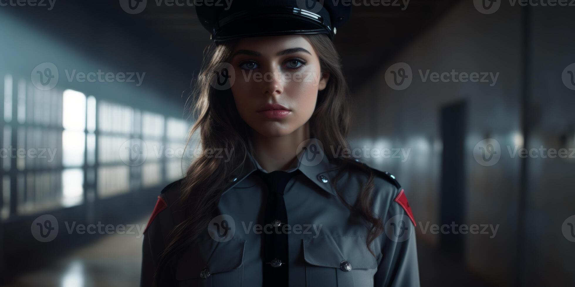 female guard in prison photo