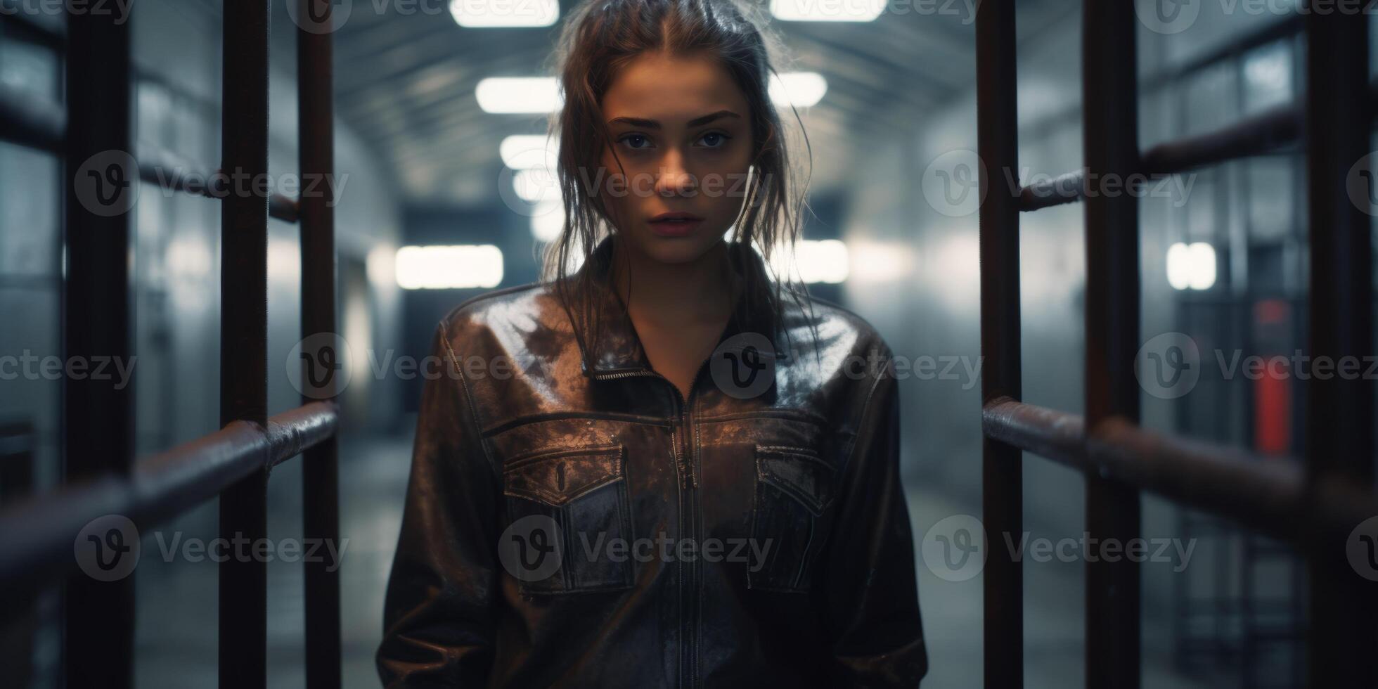 young woman prisoner photo