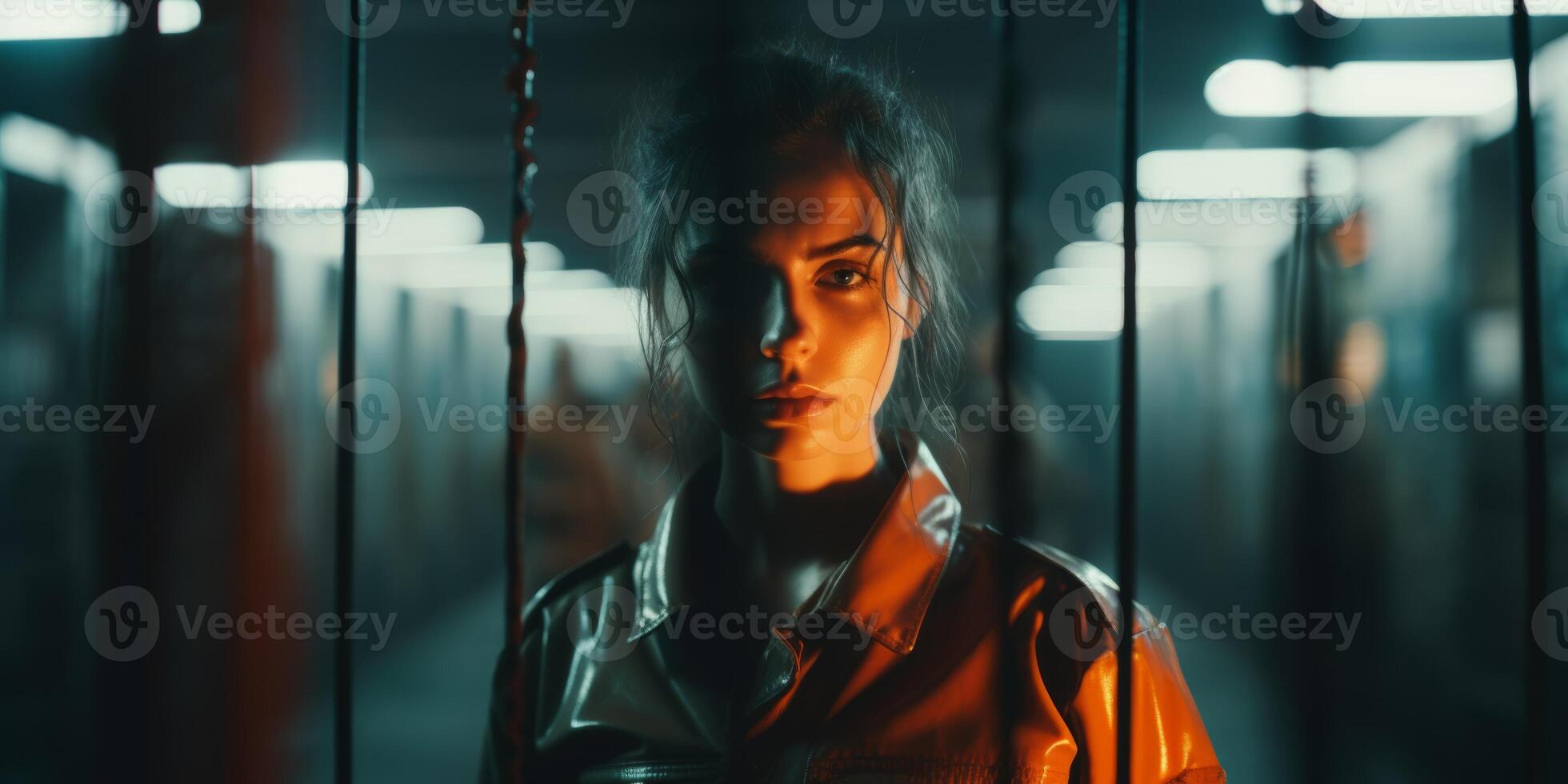 female guard in prison photo
