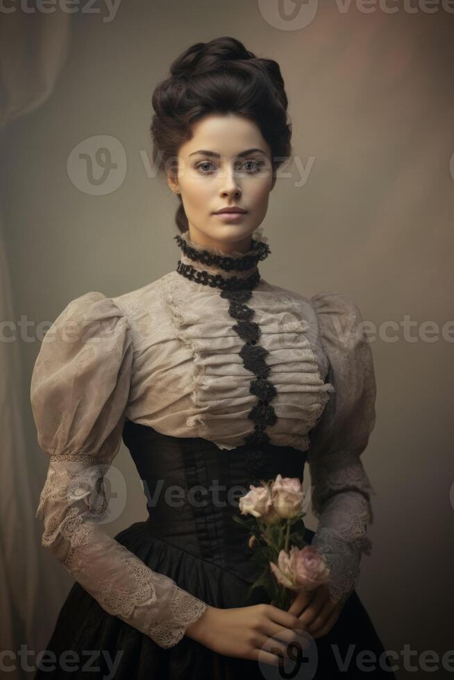 19th century woman portrait photo
