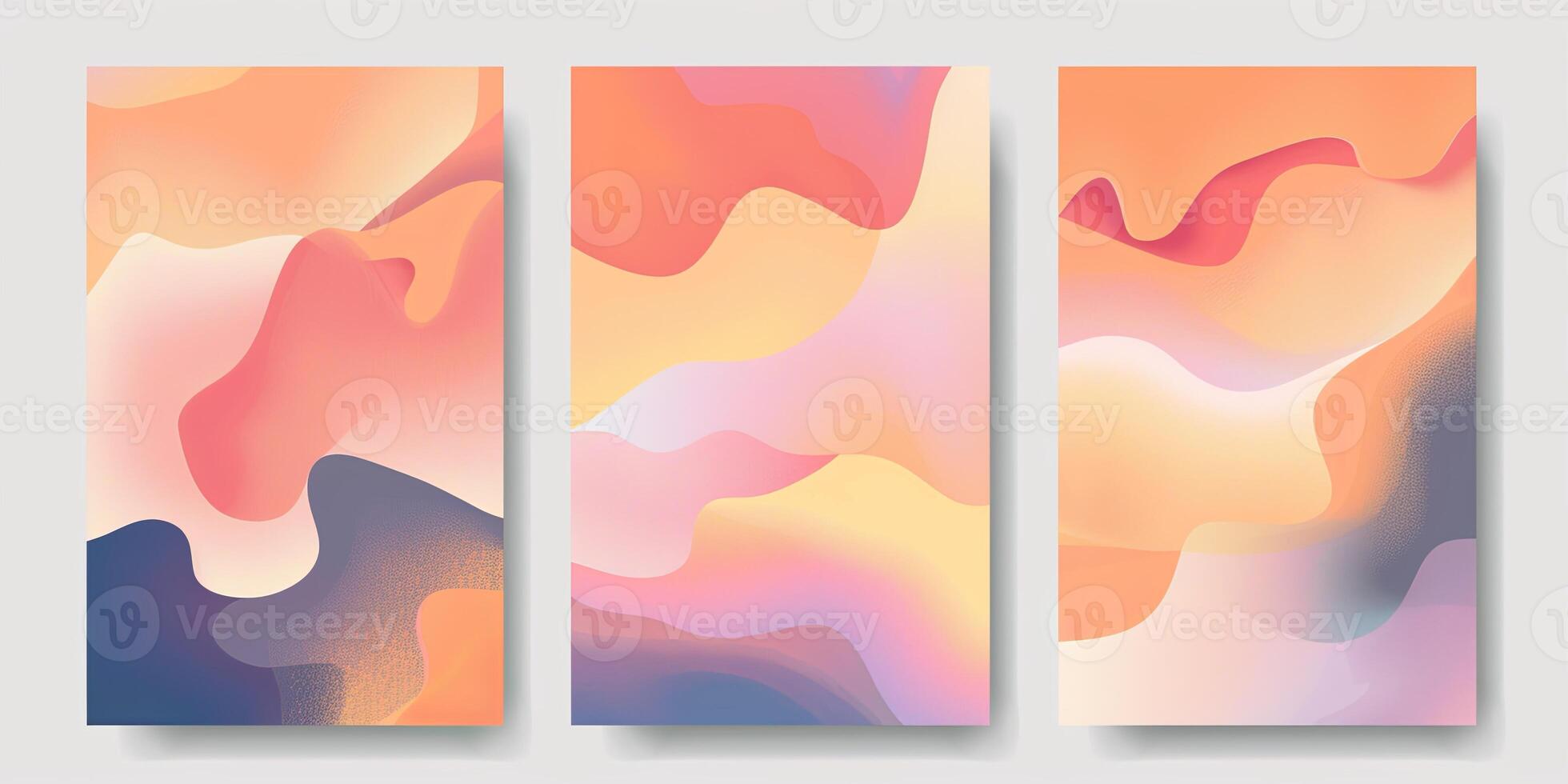 abstract colorful background with smooth lines abstraction photo