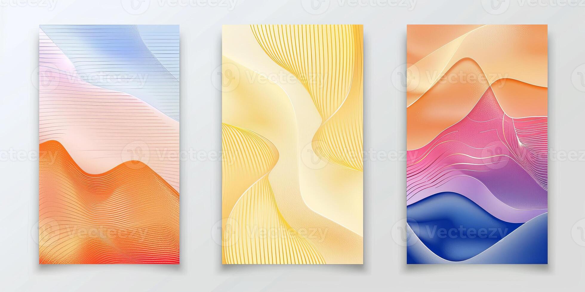 abstract colorful background with smooth lines abstraction photo