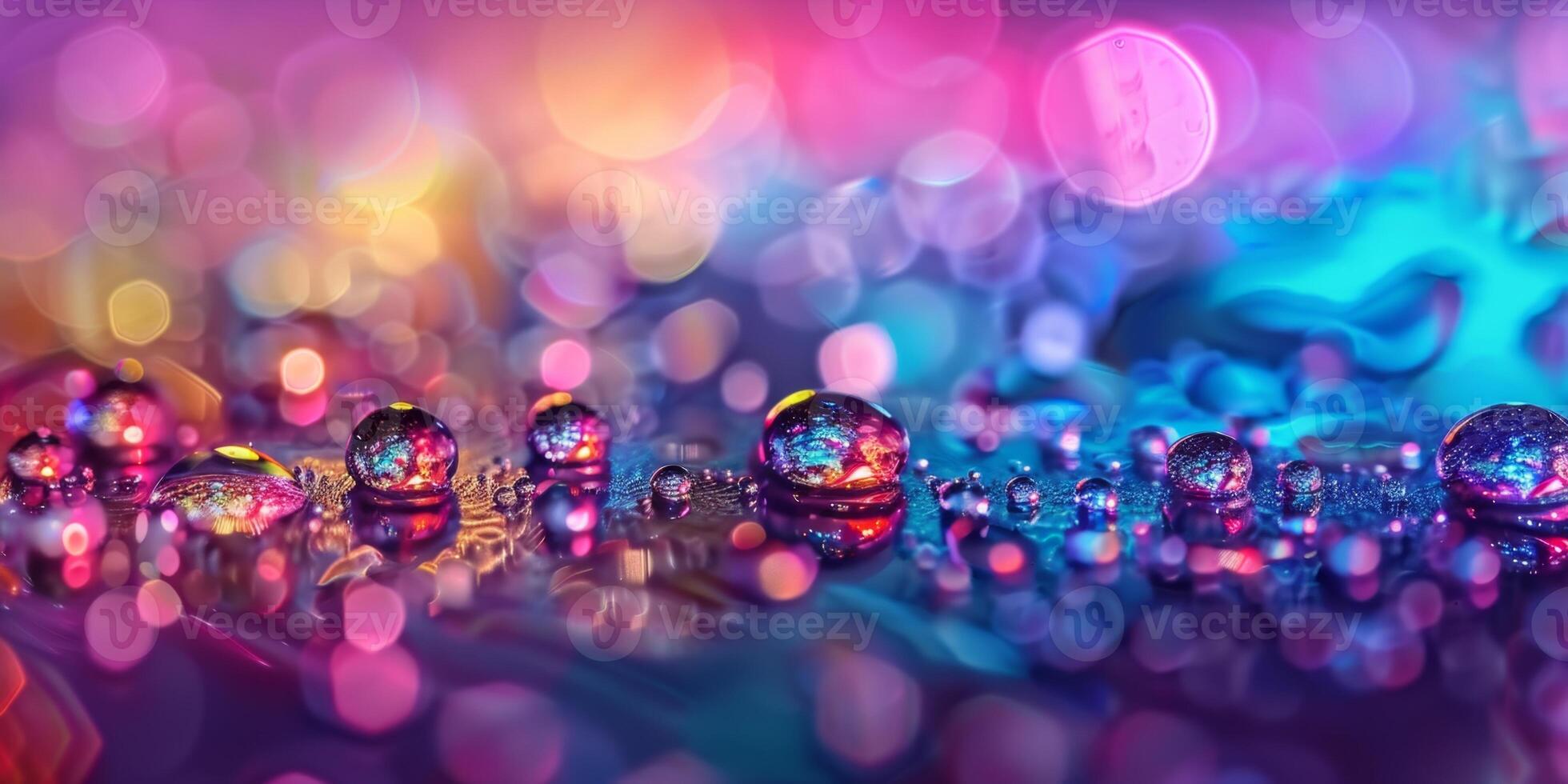 psychedelic background with rainbow colors splashes photo
