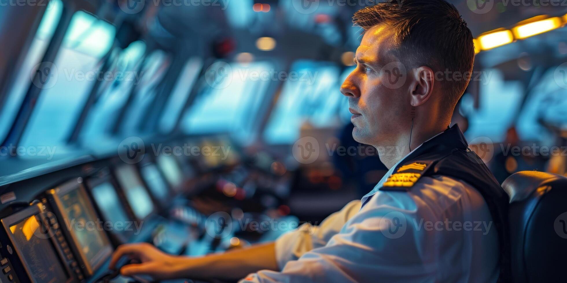 dispatcher in the control room 44543104 Stock Photo at Vecteezy