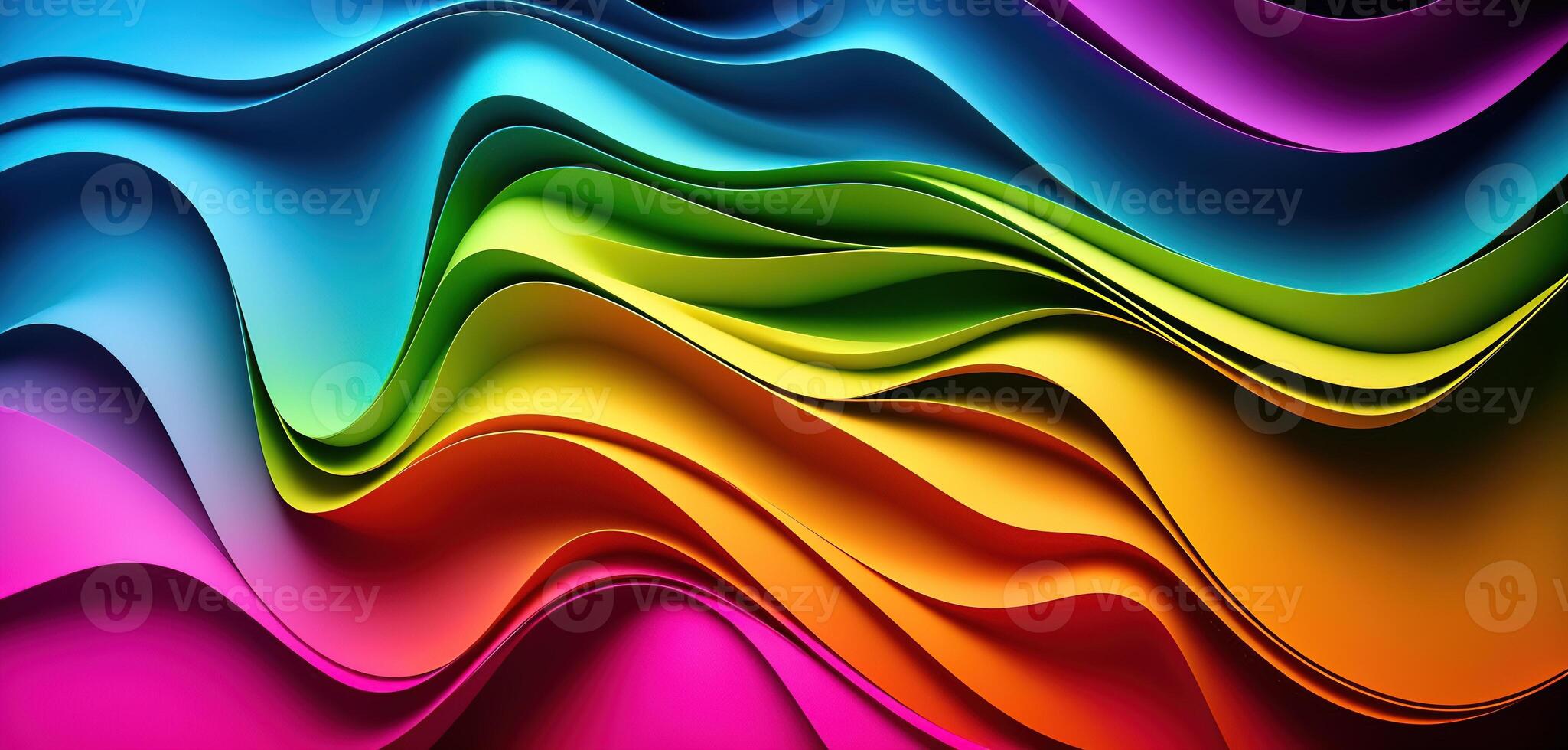 amorphous colorful panoramic background photo