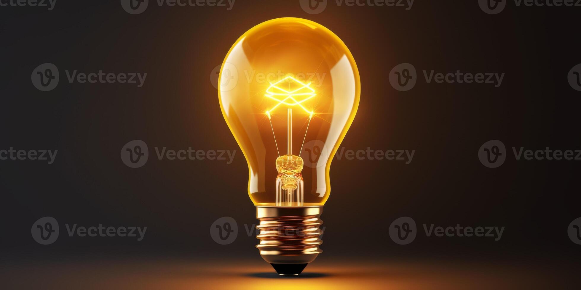 light bulb infographic idea photo