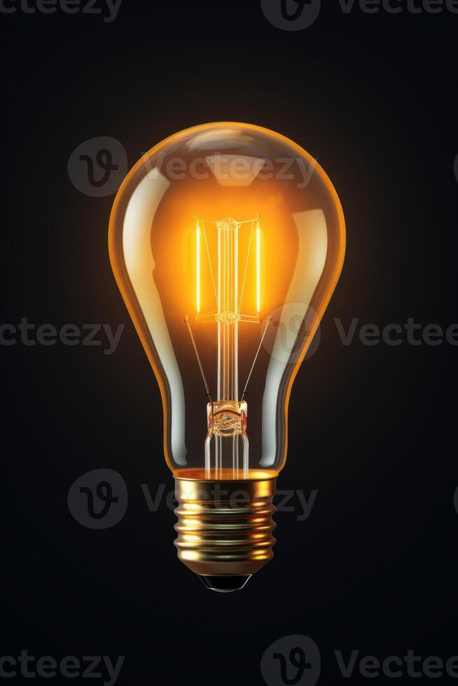 light bulb infographic idea photo
