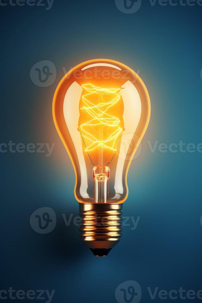 light bulb infographic idea photo