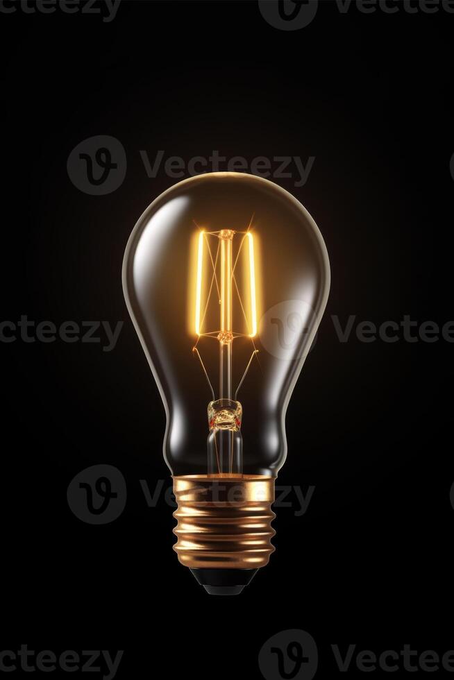 light bulb infographic idea photo