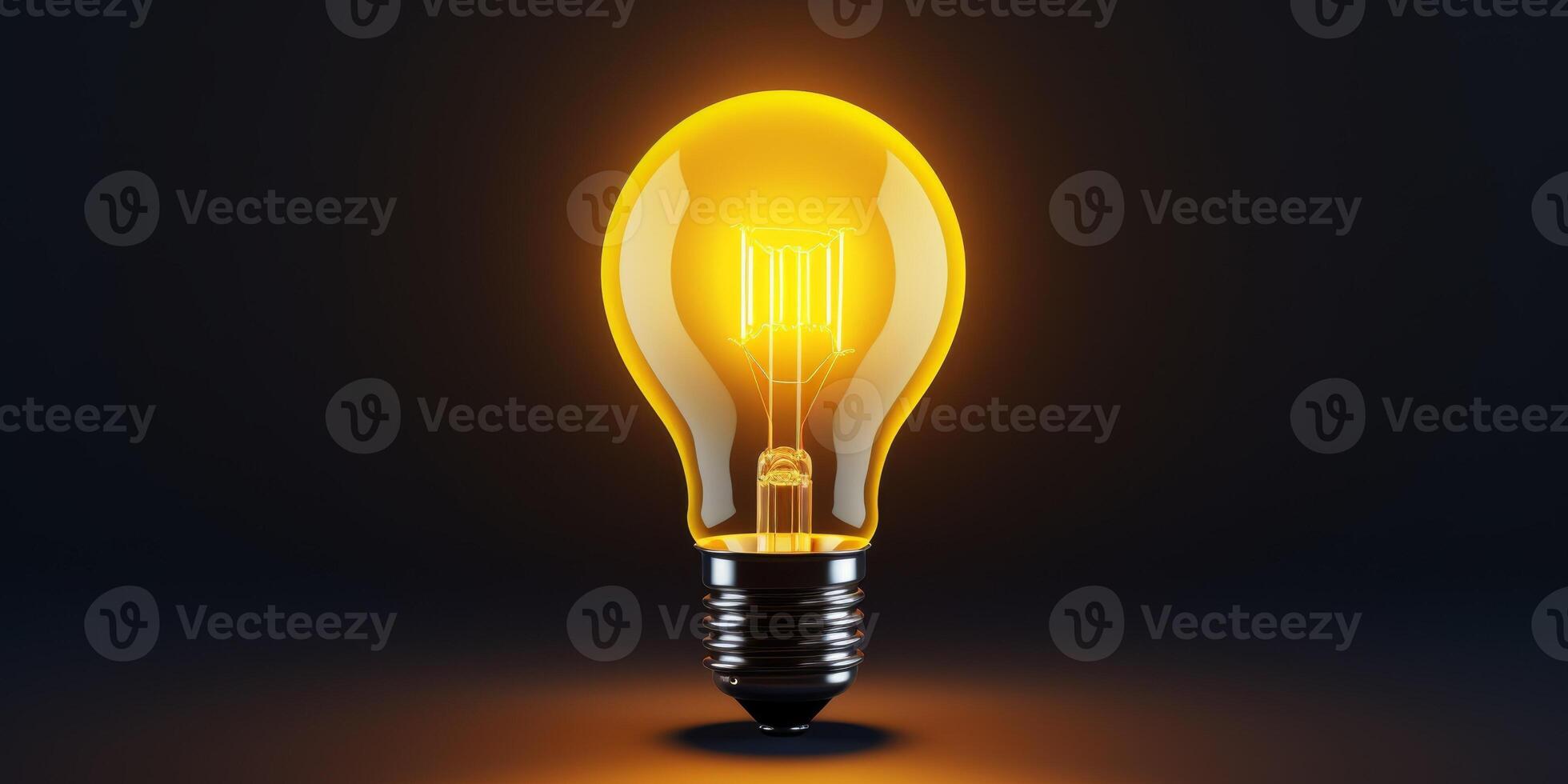 light bulb infographic idea photo