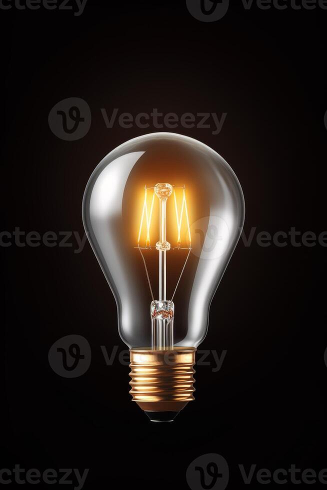 light bulb infographic idea photo