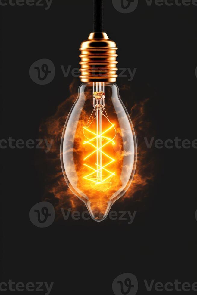light bulb infographic idea photo