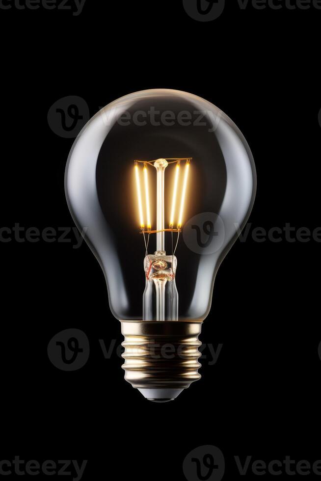light bulb infographic idea photo