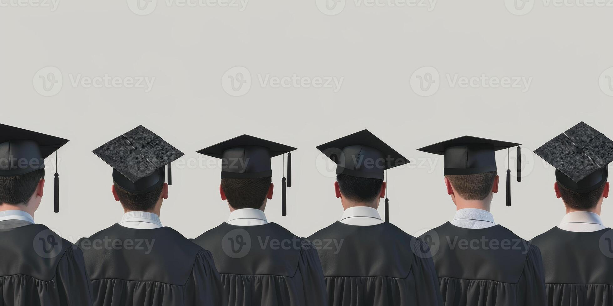 graduate back view photo