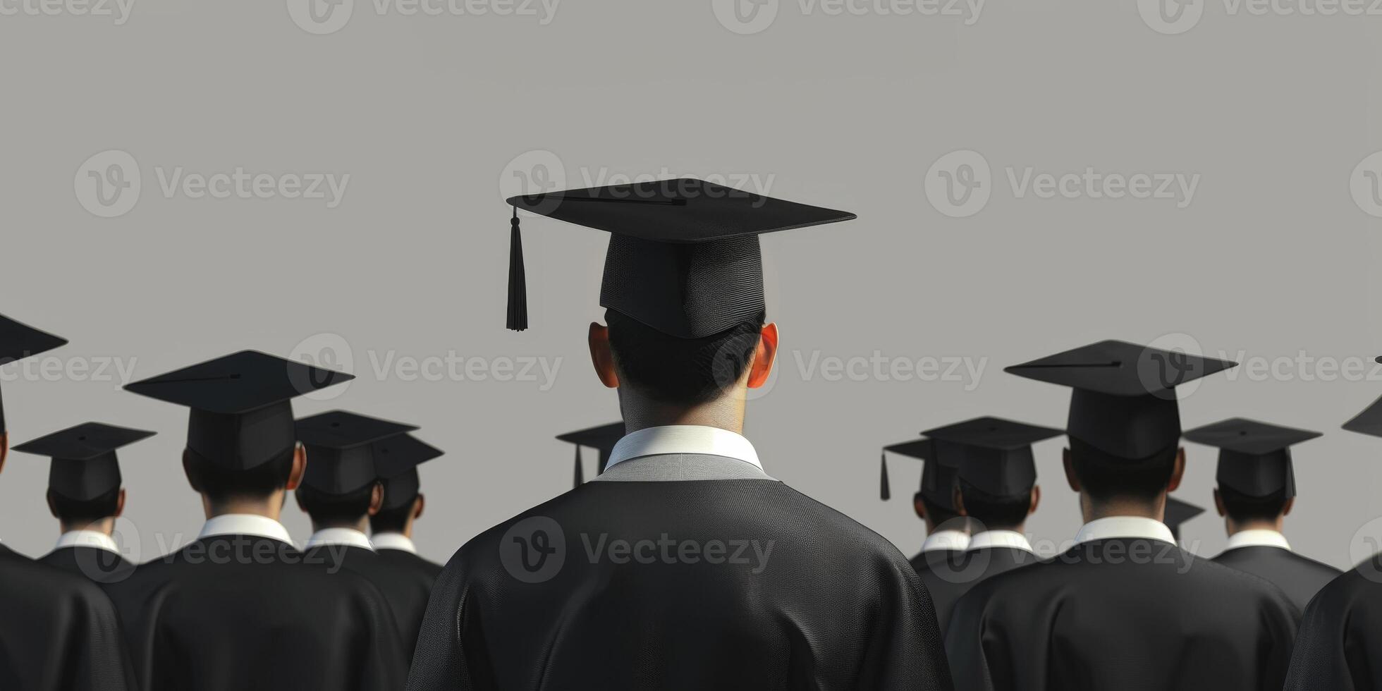 graduate back view photo