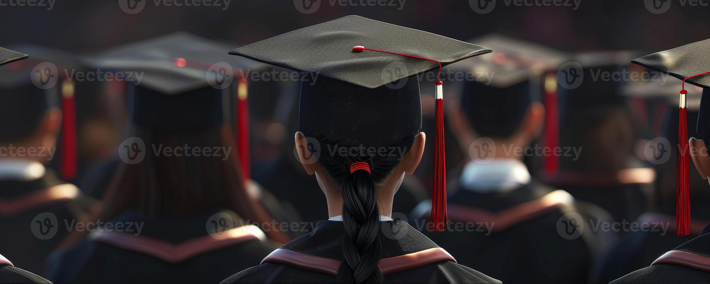 graduate back view photo
