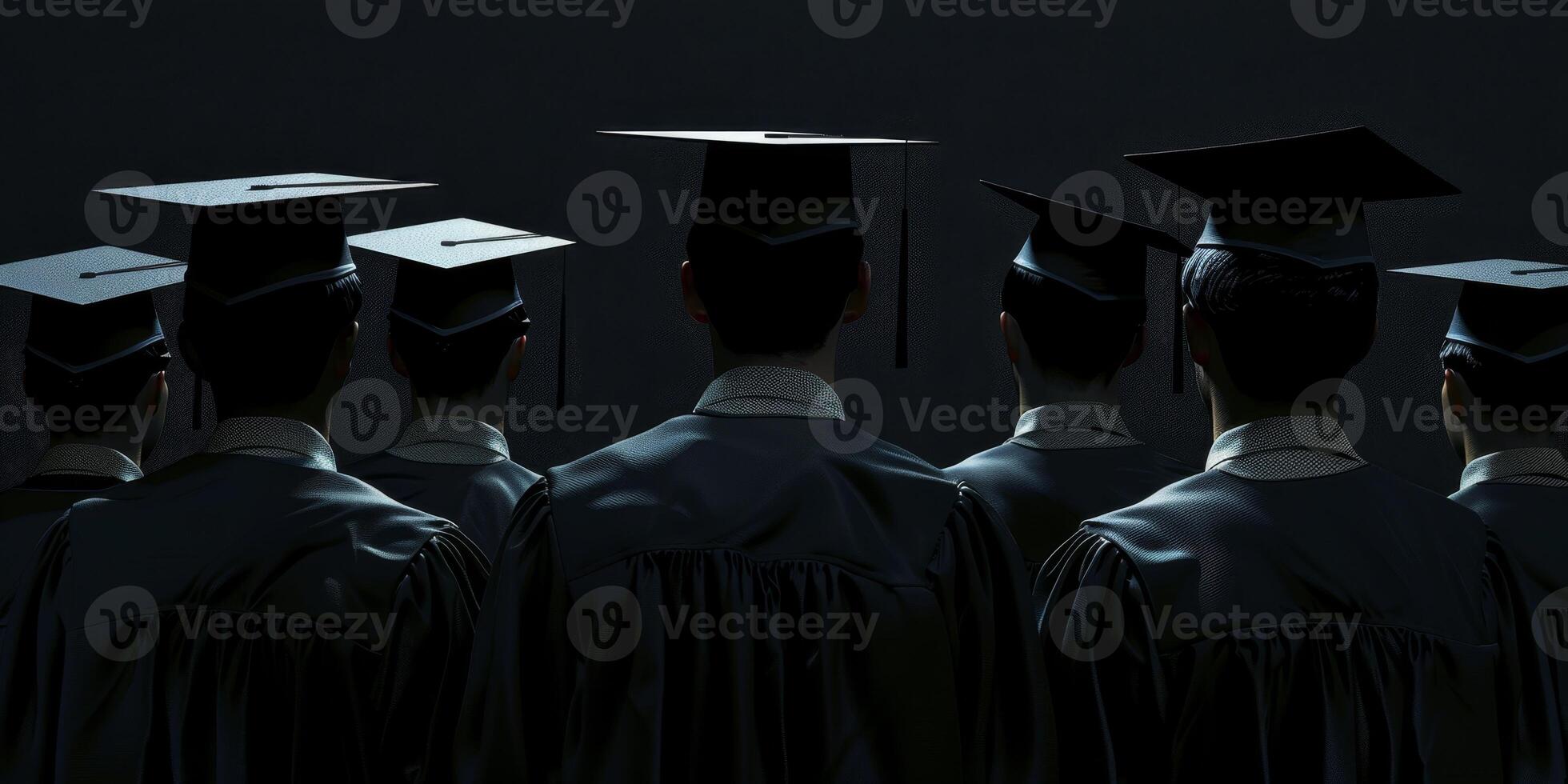 graduate back view photo