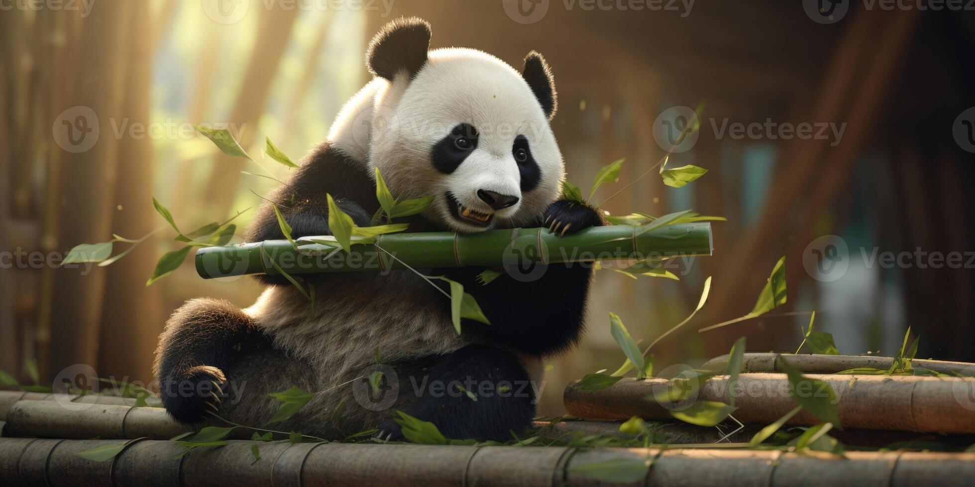 Panda in the wild photo
