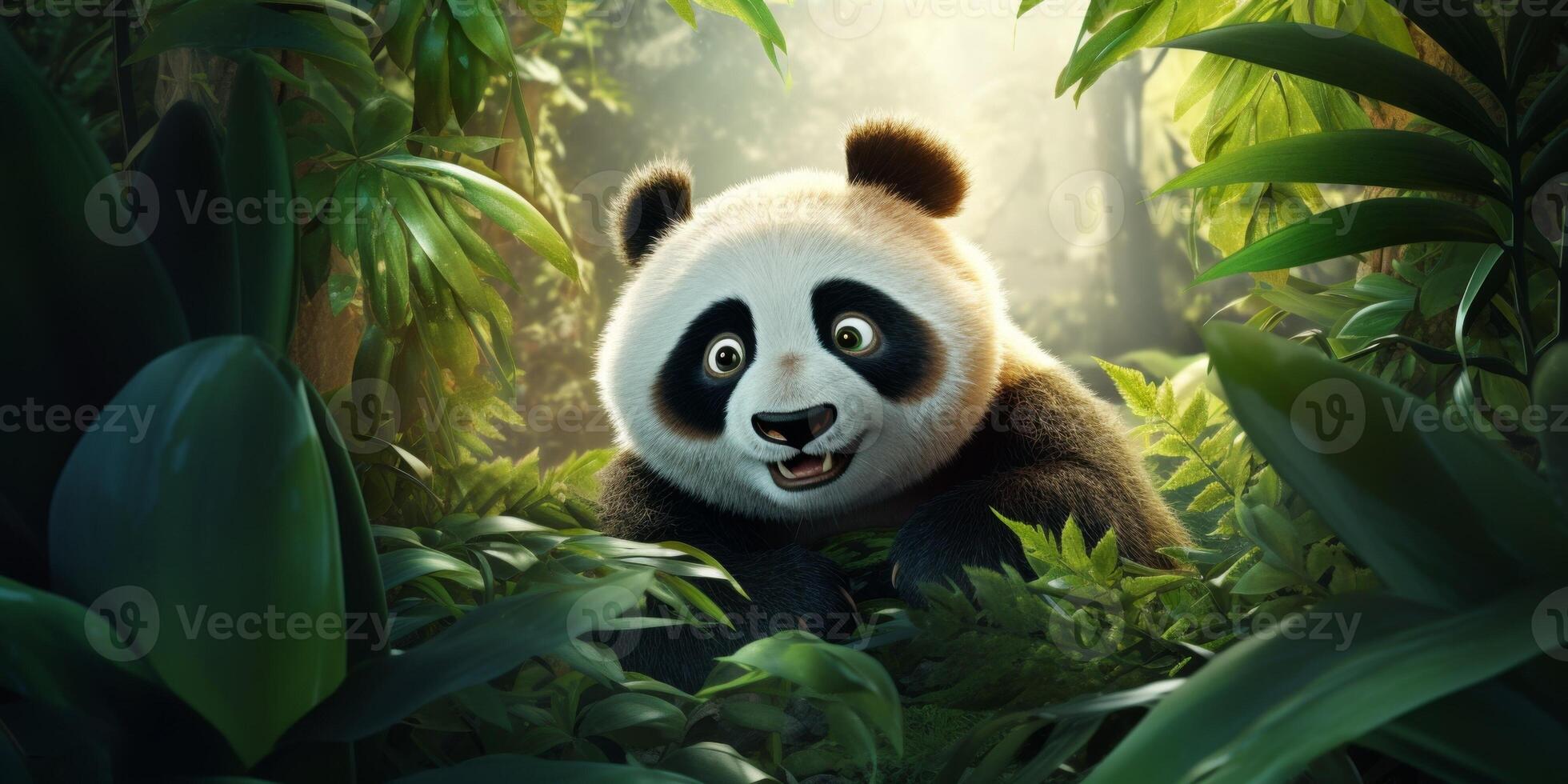 Panda in the wild photo