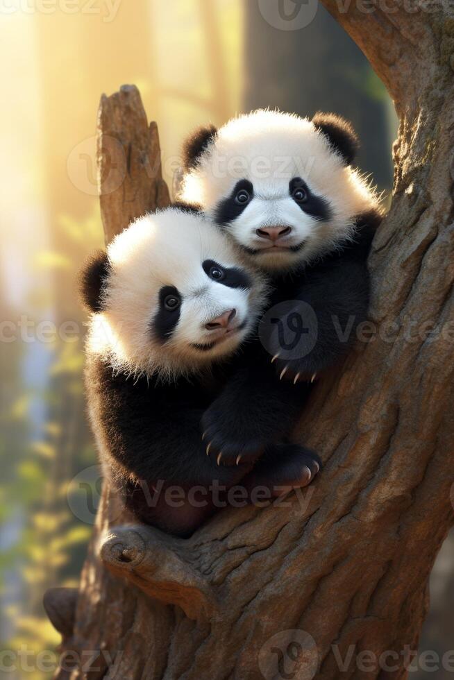Panda in the wild photo