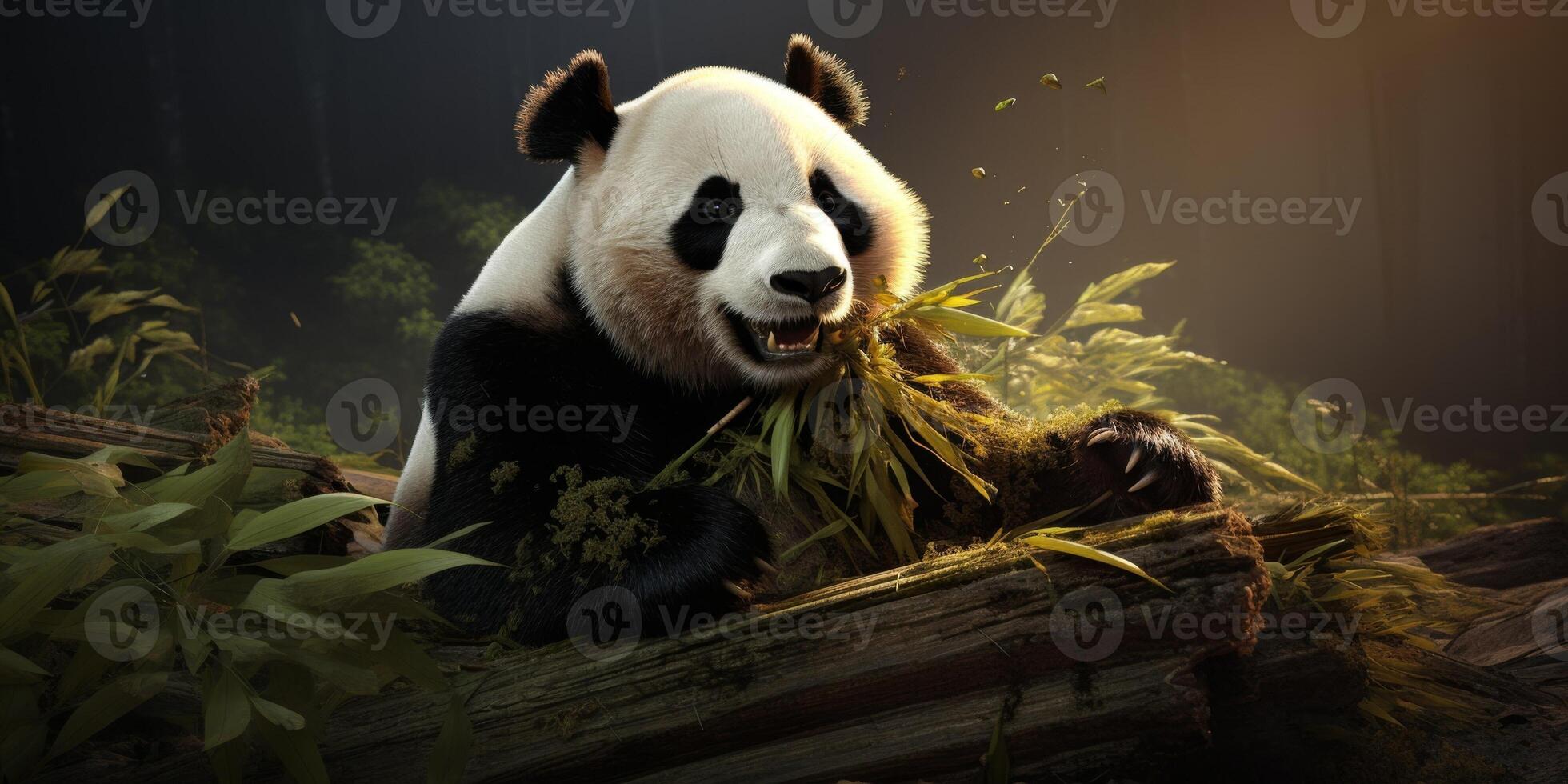 Panda in the wild photo