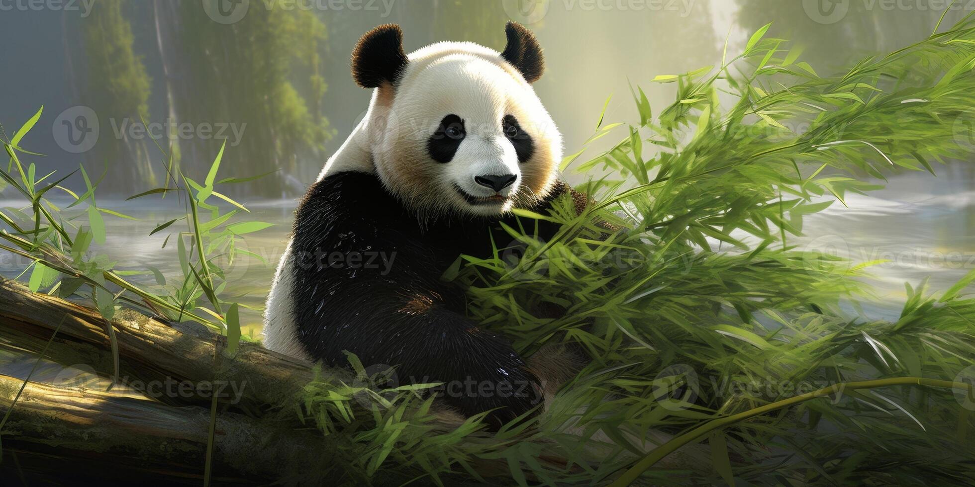 Panda in the wild photo