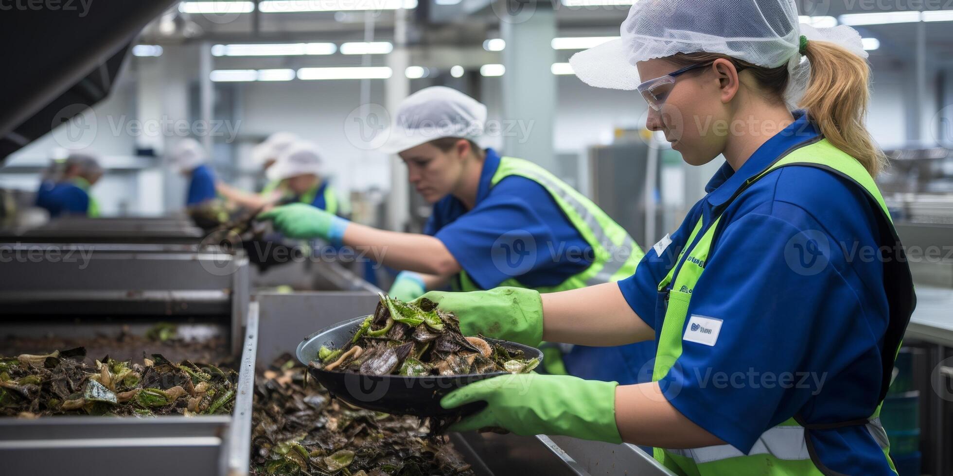 waste sorting and recycling photo