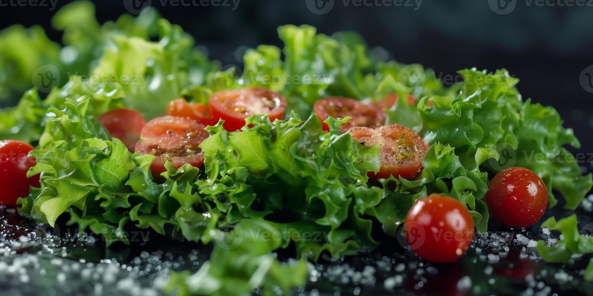 fresh vegetable salad photo