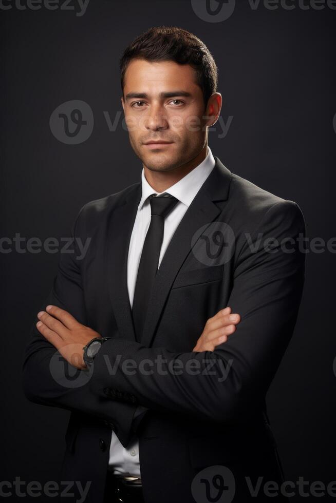 confident man businessman photo