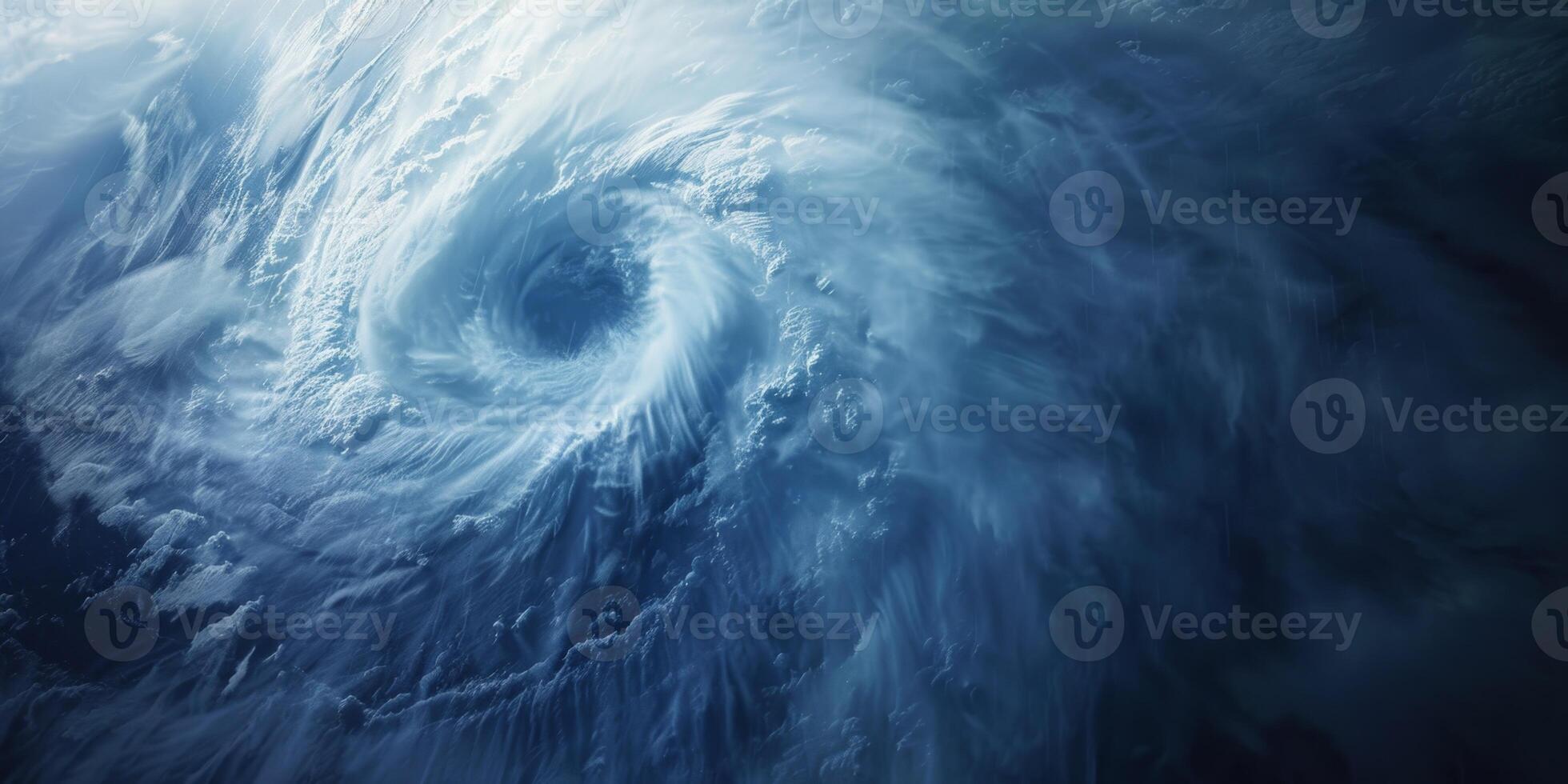 cyclone view from Earth orbit photo