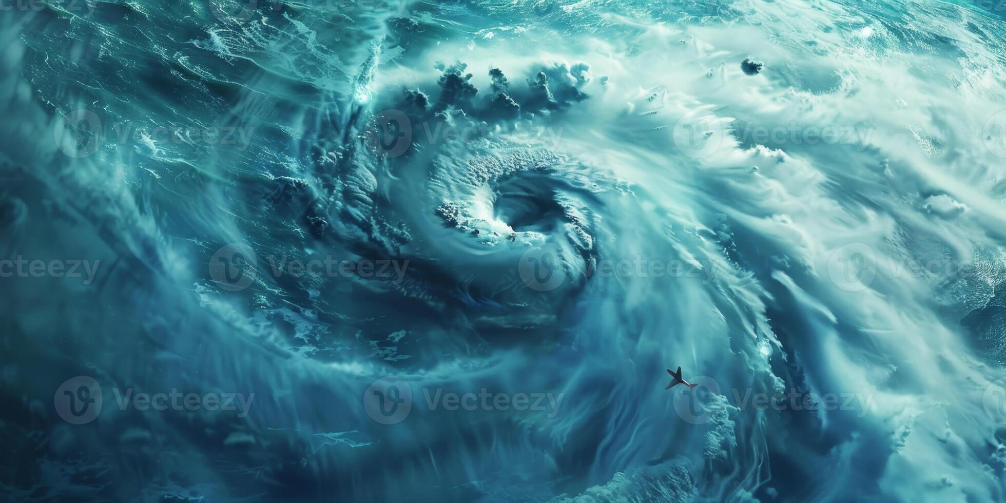cyclone view from Earth orbit photo