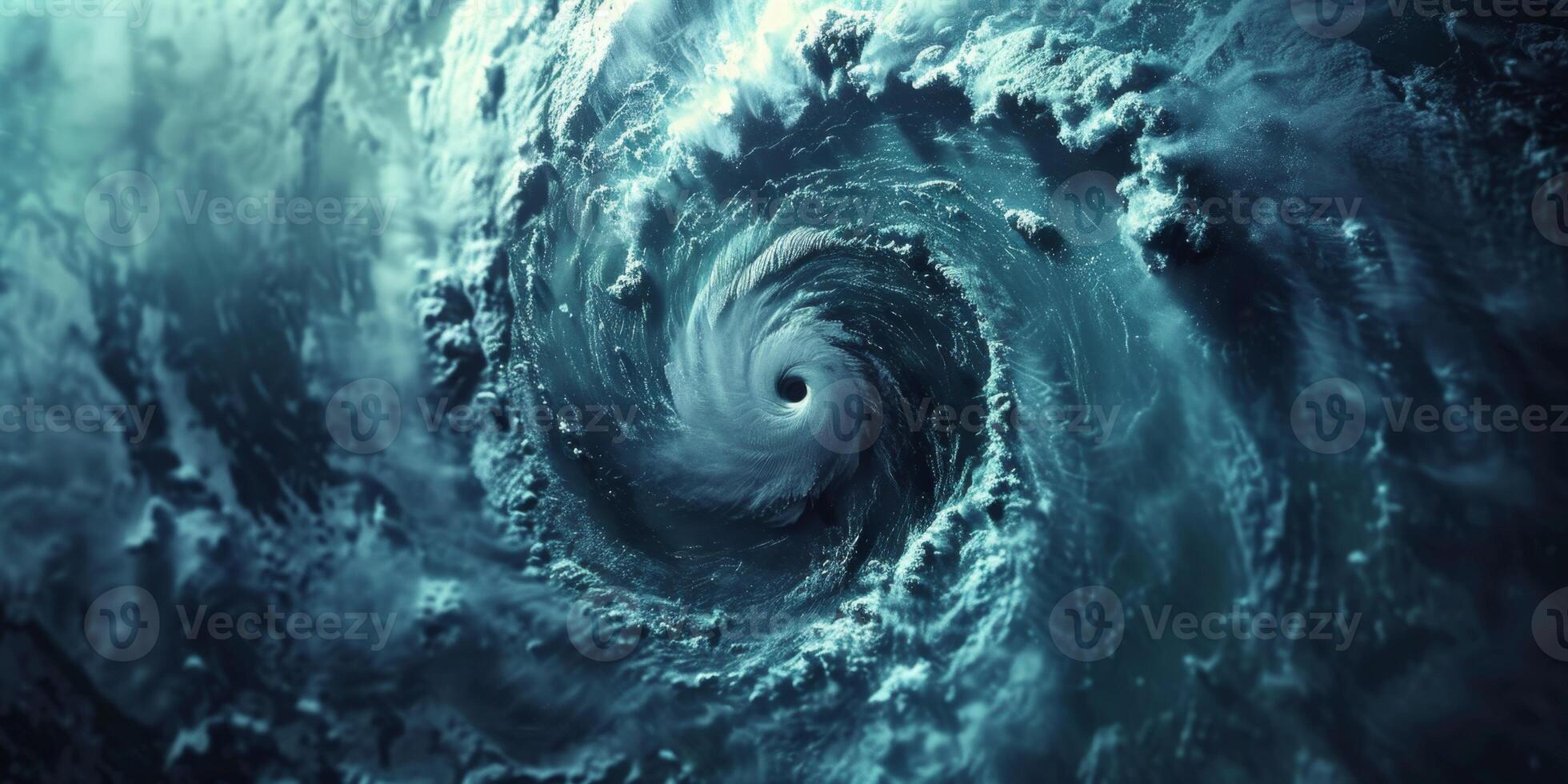 cyclone view from Earth orbit photo