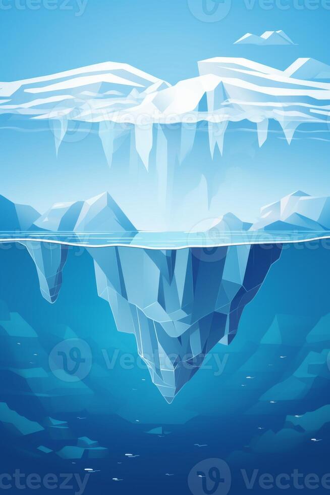 Antarctic sea iceberg photo