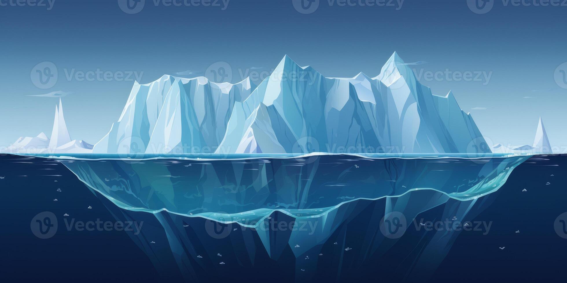 Antarctic sea iceberg photo